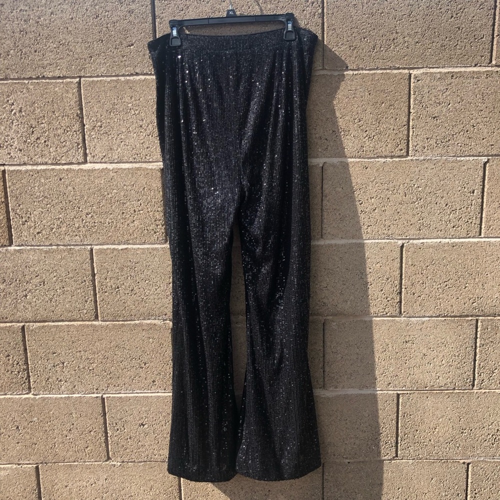 🎩 Endless Rose sequin black pants 🔥 - Picture 6 of 9